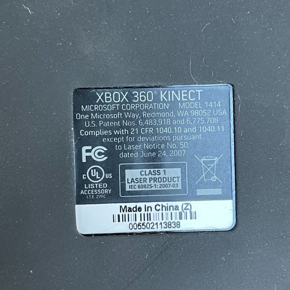 Genuine Microsoft Xbox 360 Kinect Sensor Bar Model 1414 - Picture 4 of 5